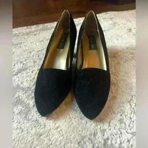 Y2K Velvet Kitten Heel Slipper